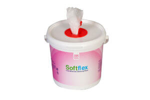 softflex wet wipes tub